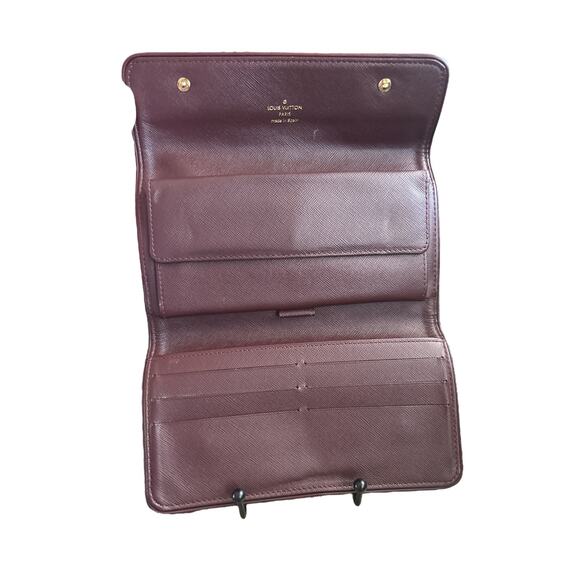 Louis Vuitton Pink Mini Lin Monogram Wallet - Picture 9 of 11